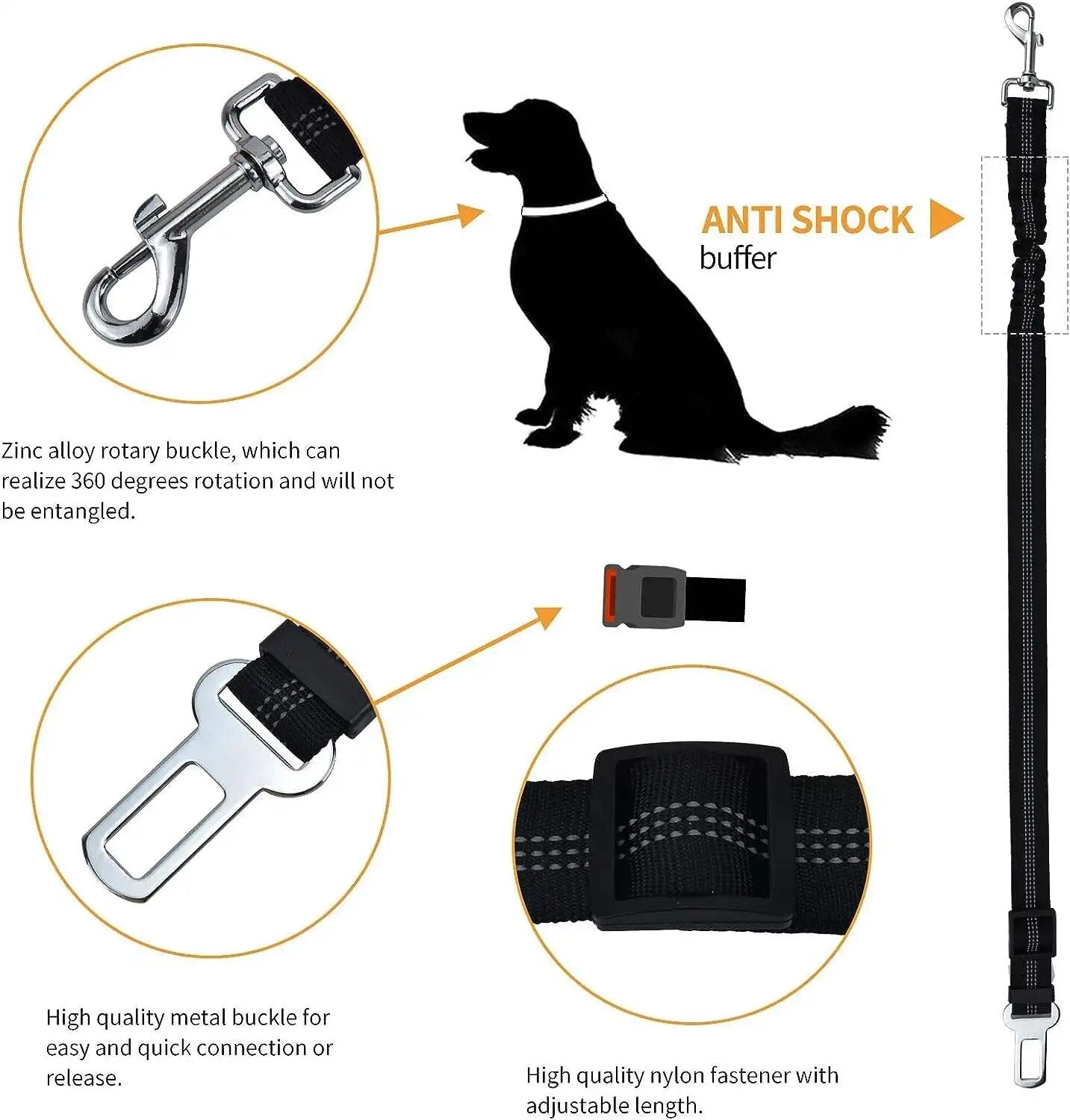 PawSecure™ Car Safety Belt