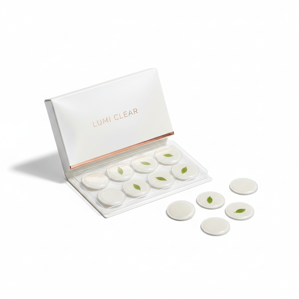 Pimple patches in open packaging